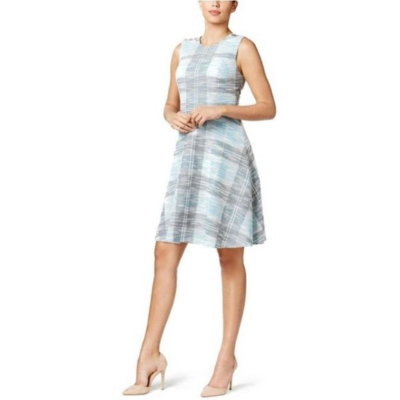 Tommy Hilfiger Dresses & Skirts - TOMMY HILFIGER Tweed Sleeveless Fit Flare Dress 6